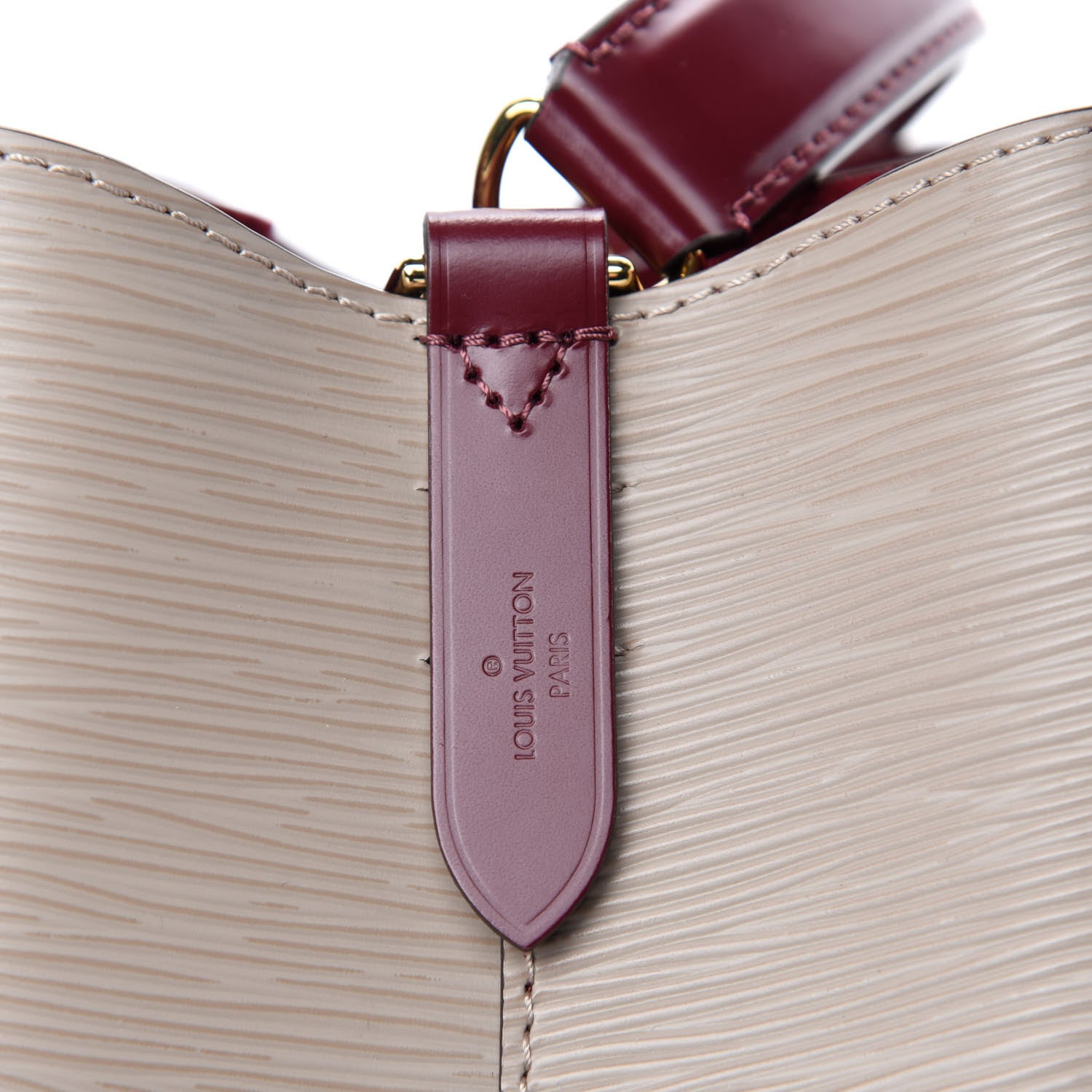 Louis Vuitton Epi Neonoe BB Galet Grenat 8 of 10