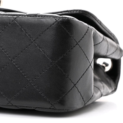 Chanel Lambskin Quilted Mini Square Flap Black 10 of 16