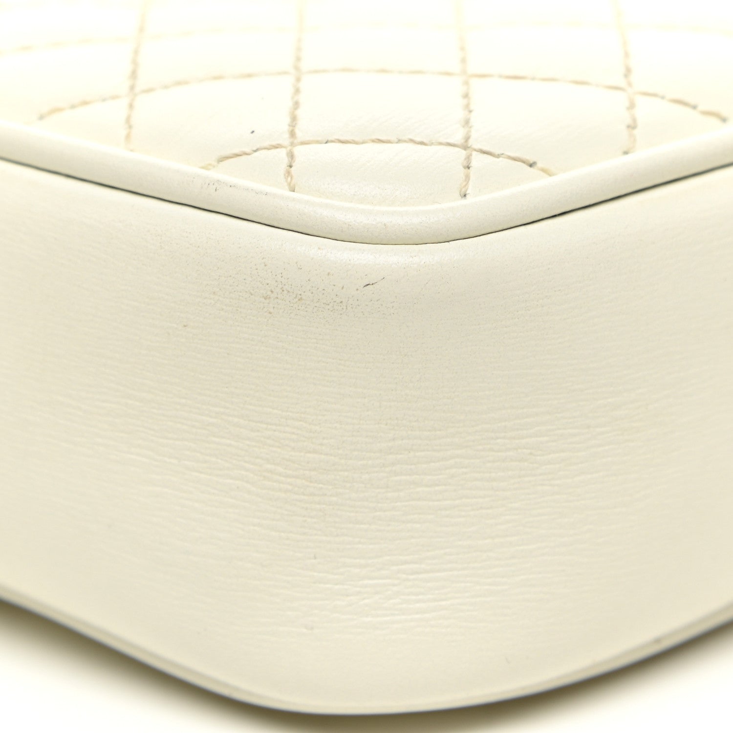 Gucci Calfskin Web Trapuntata Mini Shoulder Bag Off White 7 of 9