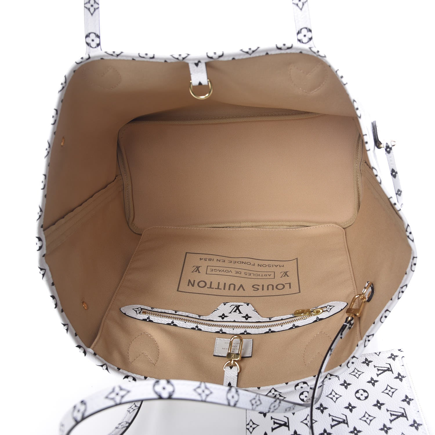 Louis Vuitton Monogram Giant Neverfull MM Kaki 6 of 10