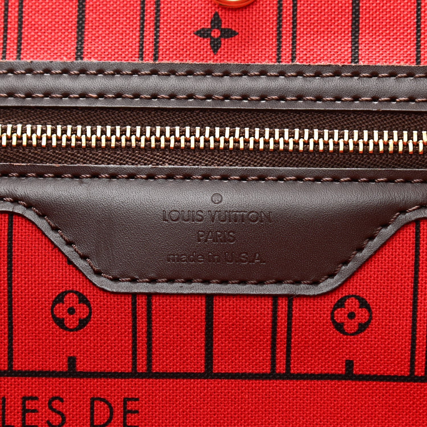 Louis Vuitton Damier Ebene Neverfull GM 6 of 10