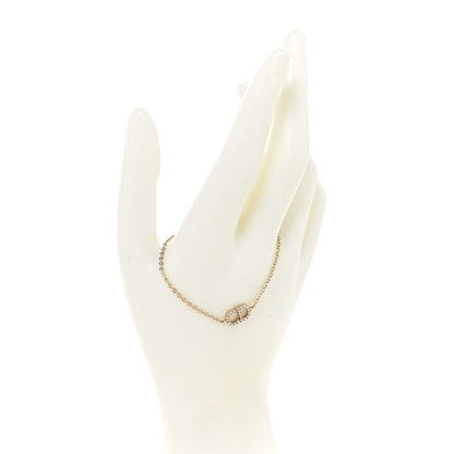 Christian Dior Metal Crystal Clair D Lune Bracelet Gold 2 of 5