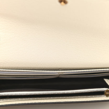 Gucci GG Supreme Monogram Web Queen Margaret Chain Wallet White 5 of 8