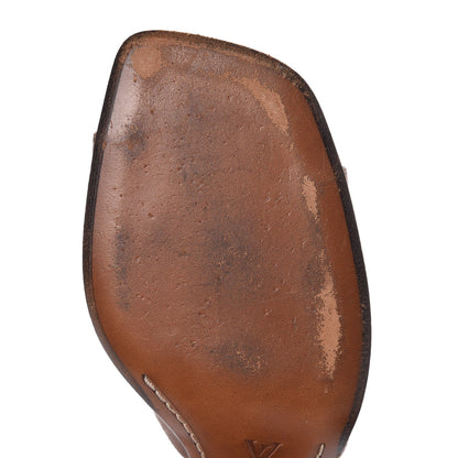 Louis Vuitton Satin Monogram Mules 39 Brown 11 of 13