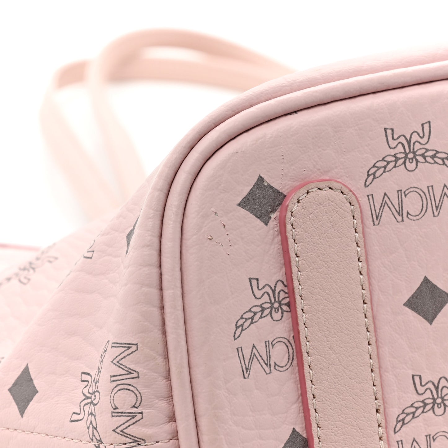 Visetos Medium Liz Reversible Shopper Tote Powder Pink