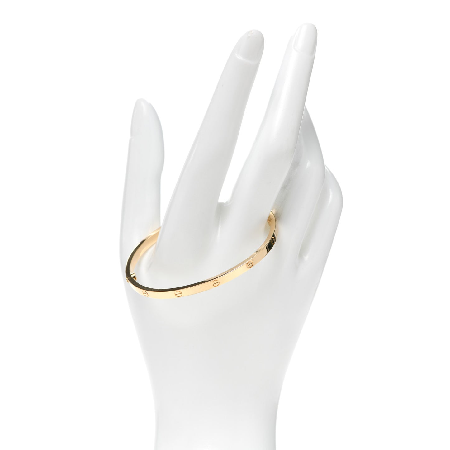 18K Yellow Gold Small LOVE Bracelet 17