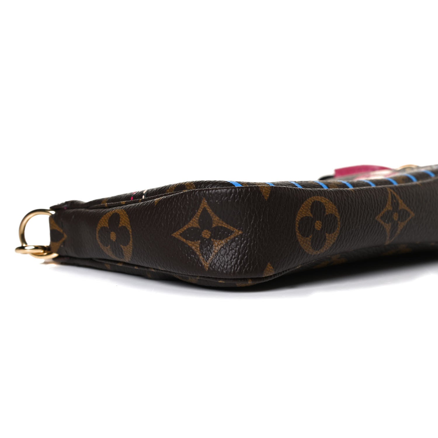 Louis Vuitton Monogram 2020 Christmas Animation Roller Coaster Mini Pochette Accessories Pivoine 5 of 9
