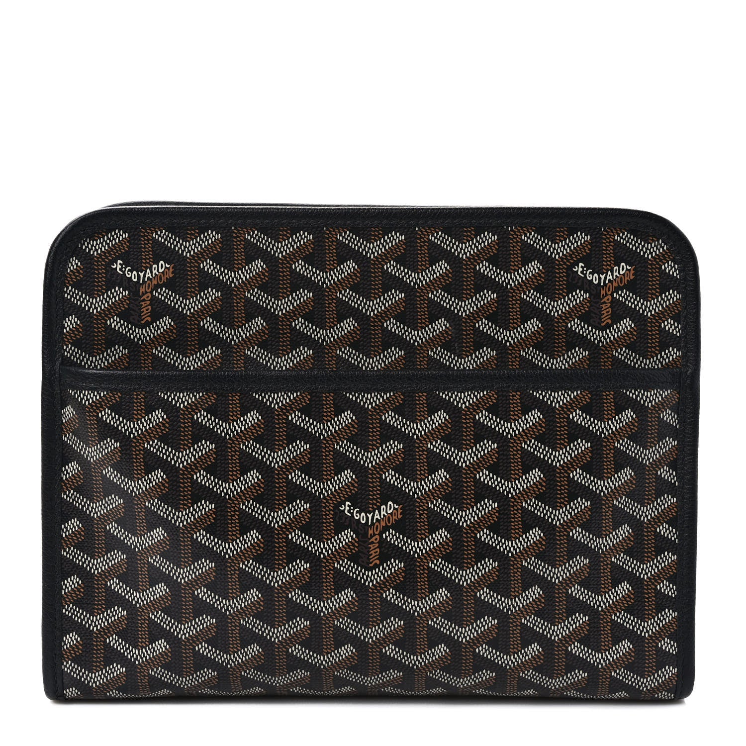 Goyard Goyardine Jouvence MM Toiletry Pouch Black 1 of 9