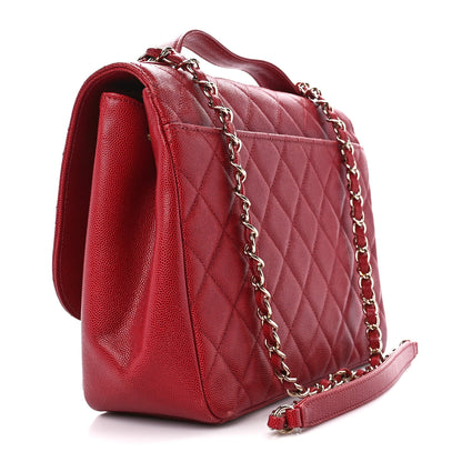 Chanel Caviar Quilted Large Business Affinity Flap Red 3 of 15