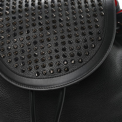 Christian Louboutin Calfskin Spiked Explorafunk Backpack Black 7 of 10