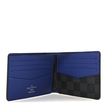 Louis Vuitton Damier Graphite Slender Wallet Blue 5 of 6