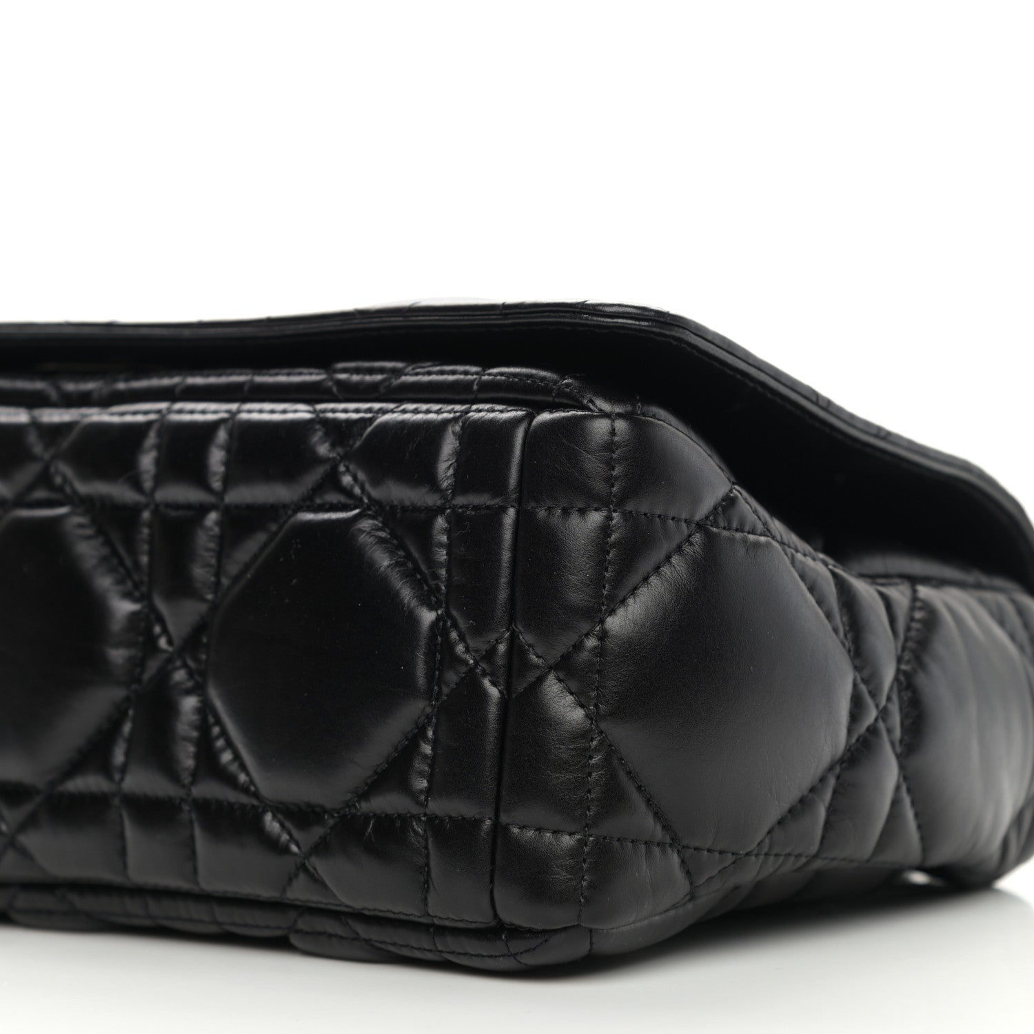 Christian Dior Calfskin Macrocannage Medium Caro Bag Black 10 of 10