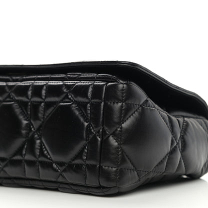 Christian Dior Calfskin Macrocannage Medium Caro Bag Black 10 of 10