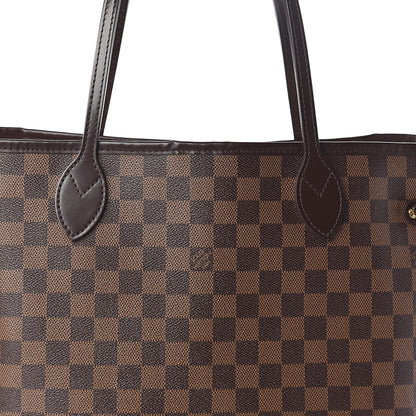 Louis Vuitton Damier Ebene Neo Neverfull MM Rose Ballerine 8 of 10