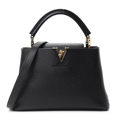 Louis Vuitton Taurillon Capucines BB Black 1 of 10