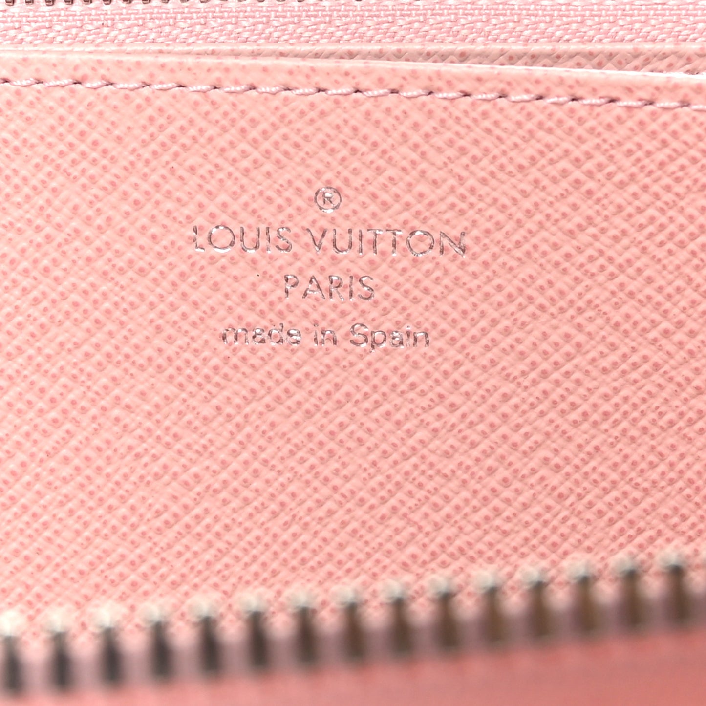 Epi Zippy Wallet Rose Ballerine