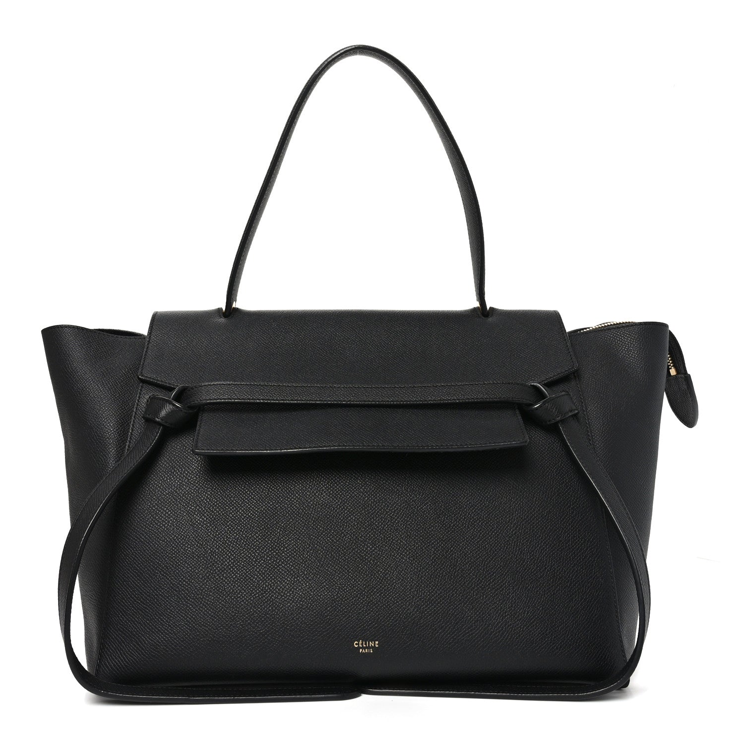 Celine Grained Calfskin Small Belt Bag Black 1 of 8