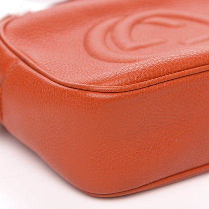 Gucci Pebbled Calfskin Small Soho Disco Bag Sun Orange 8 of 11