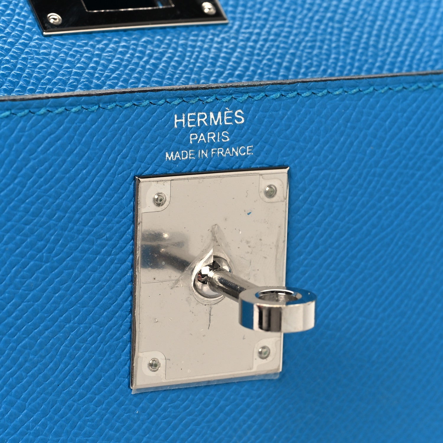 Hermes Epsom Kelly Sellier 28 Bleu Zanzibar 7 of 11