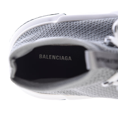 Balenciaga Knit Womens Speed Lace Up Sneakers 41 Gris 7 of 8