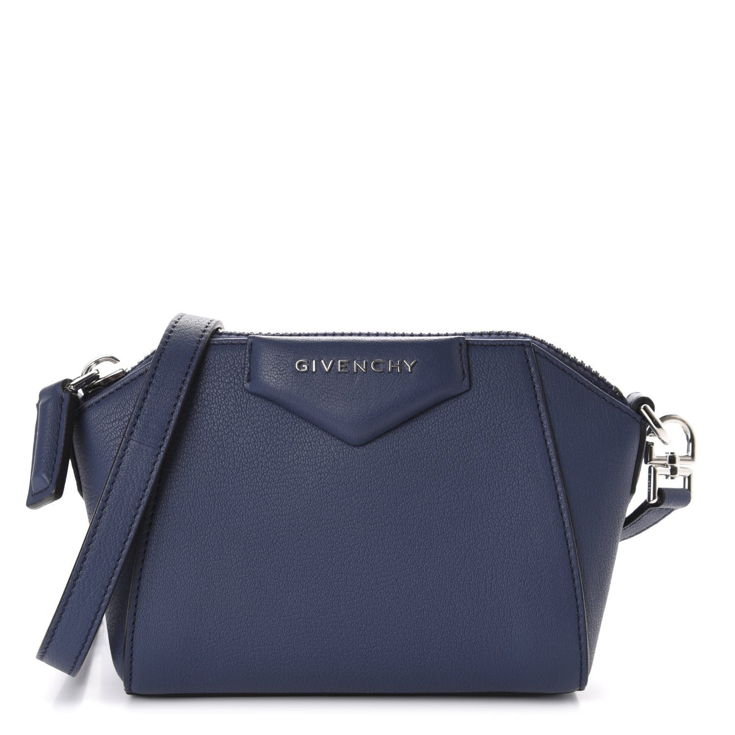 Sugar Goatskin Nano Antigona Midnight Blue