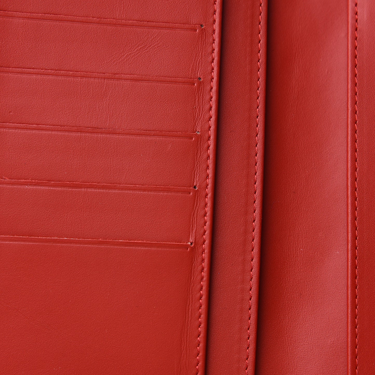 Caviar Quilted Large Flap Wallet Red