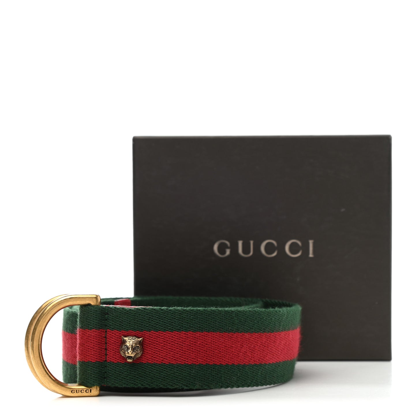 Web Feline D Ring Belt 80 32 Red Green