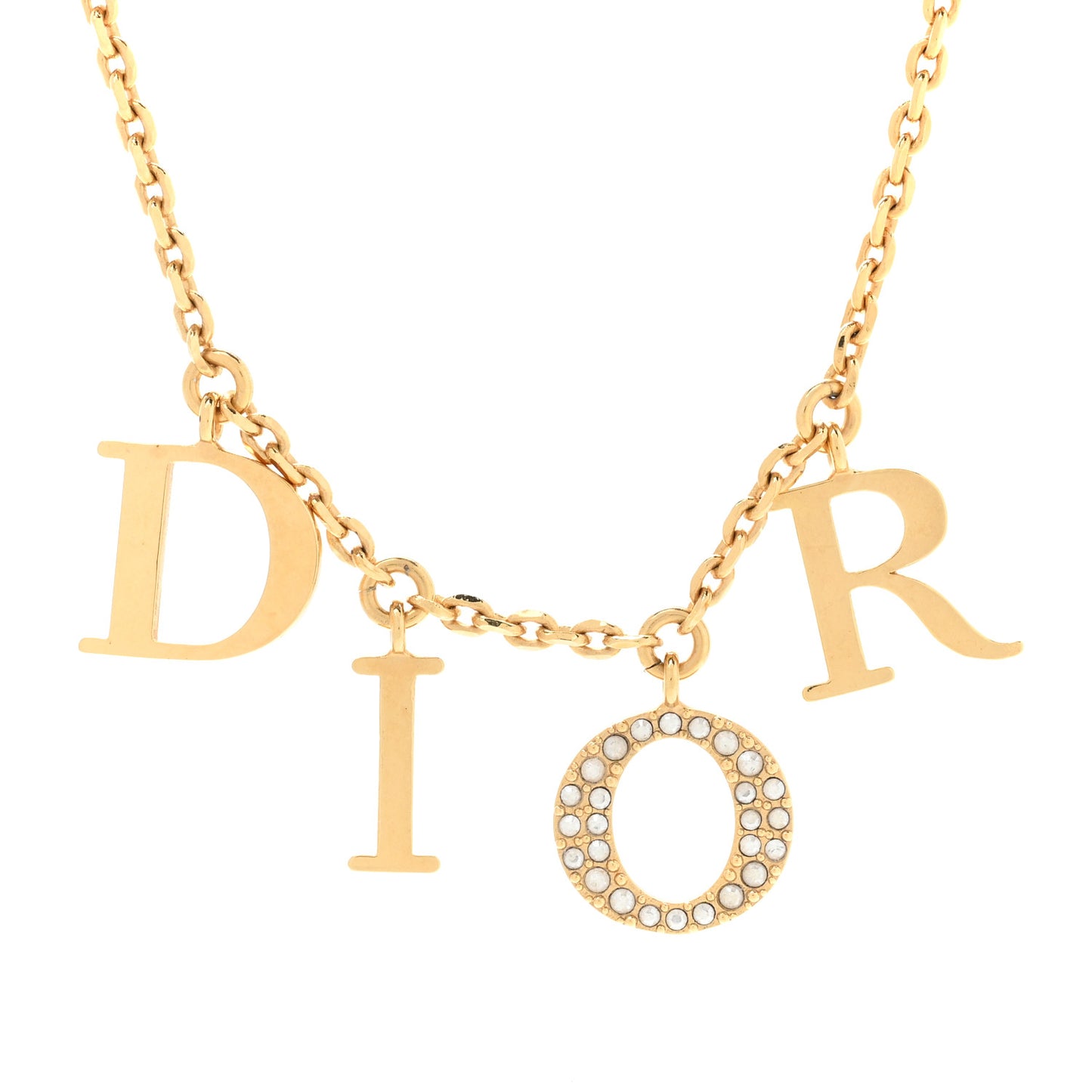 Crystal Dio(r)evolution Necklace Gold