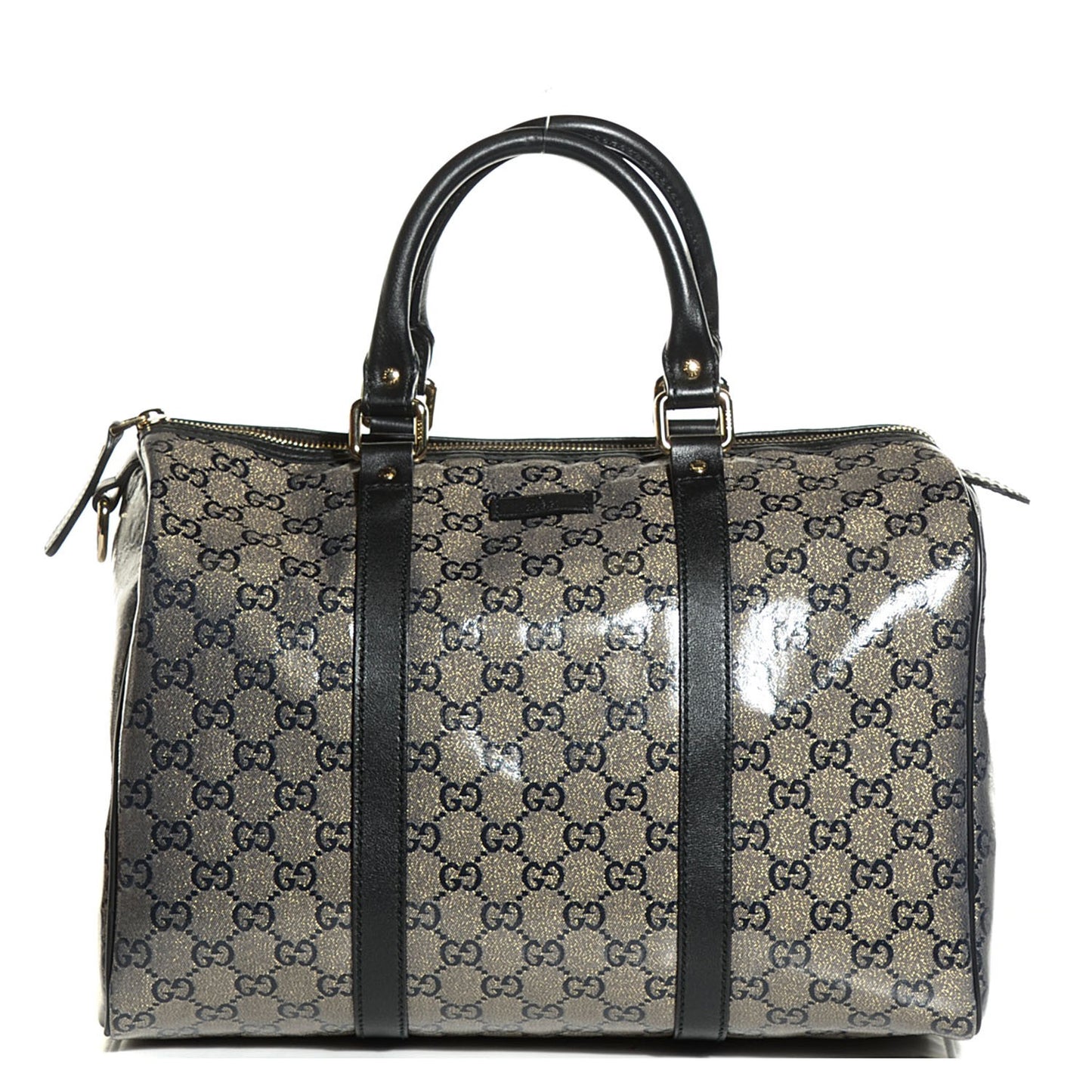 Crystal Monogram Medium Joy Boston Black