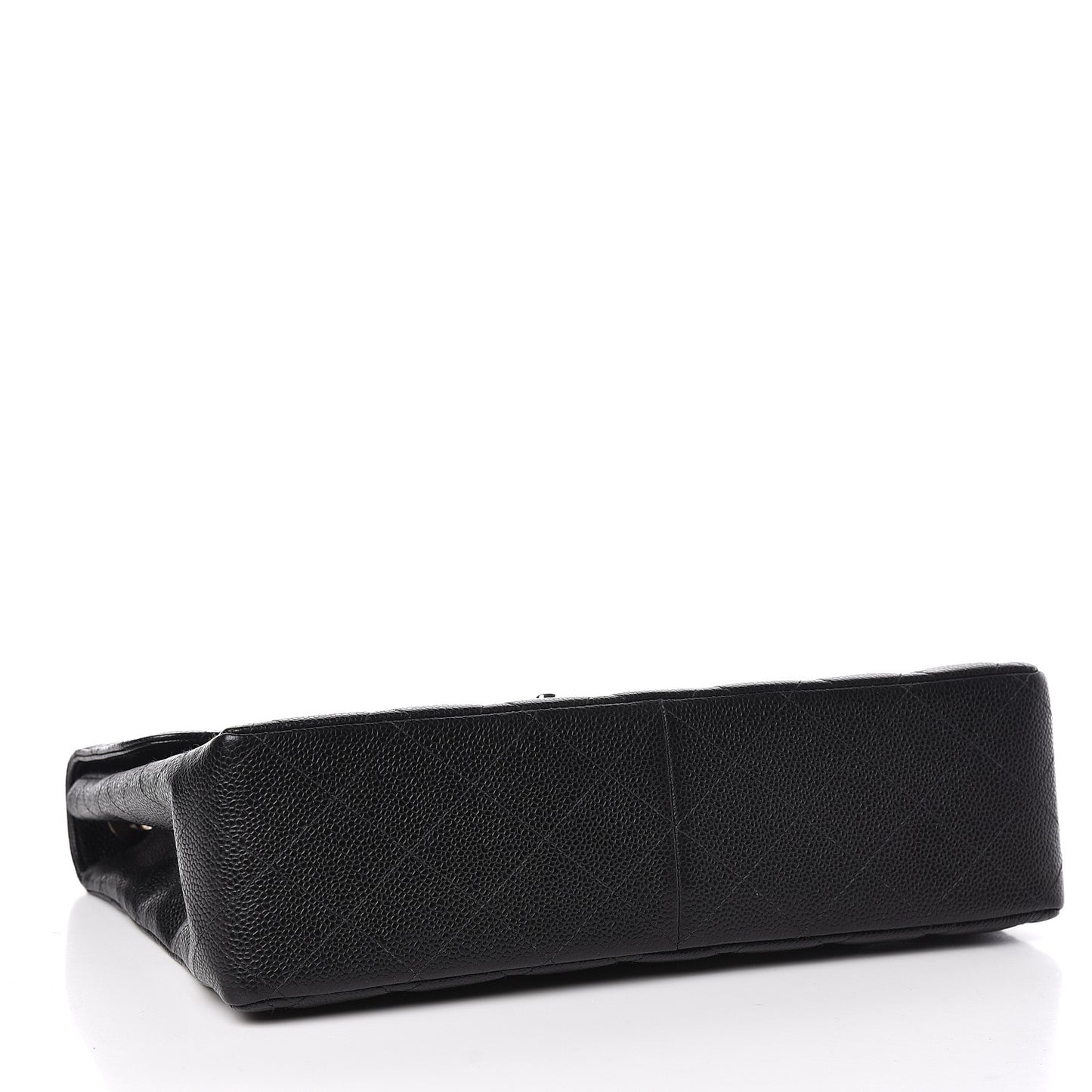 Caviar Quilted Jumbo Single Flap Black