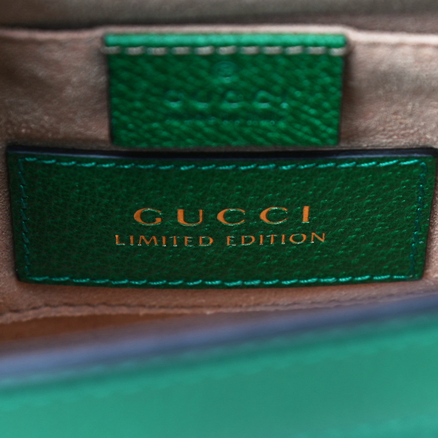Gucci GG Supreme Monogram Flora Web Small Ophidia Chain Shoulder Bag Green 6 of 13