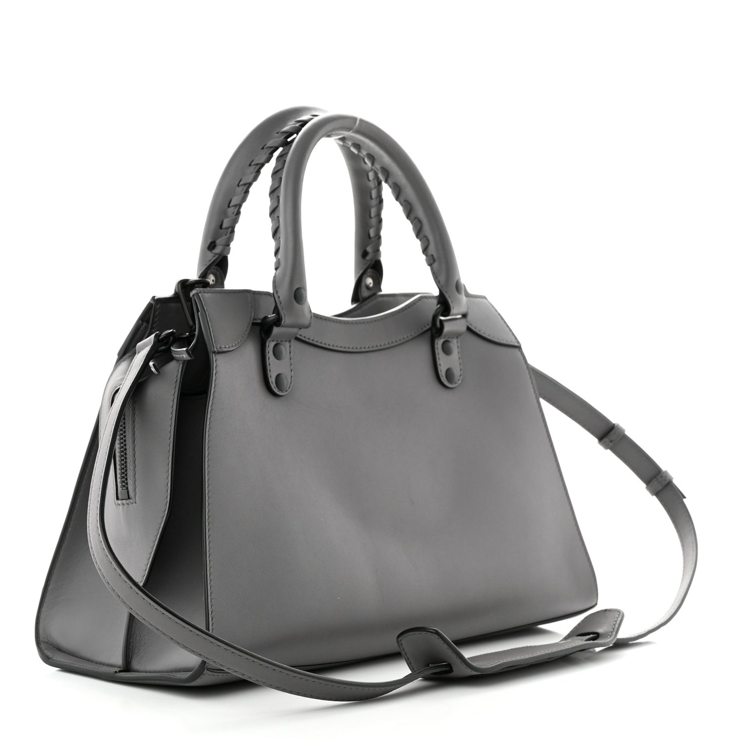 Smooth Calfskin Neo Classic Black Hardware S City Dark Grey