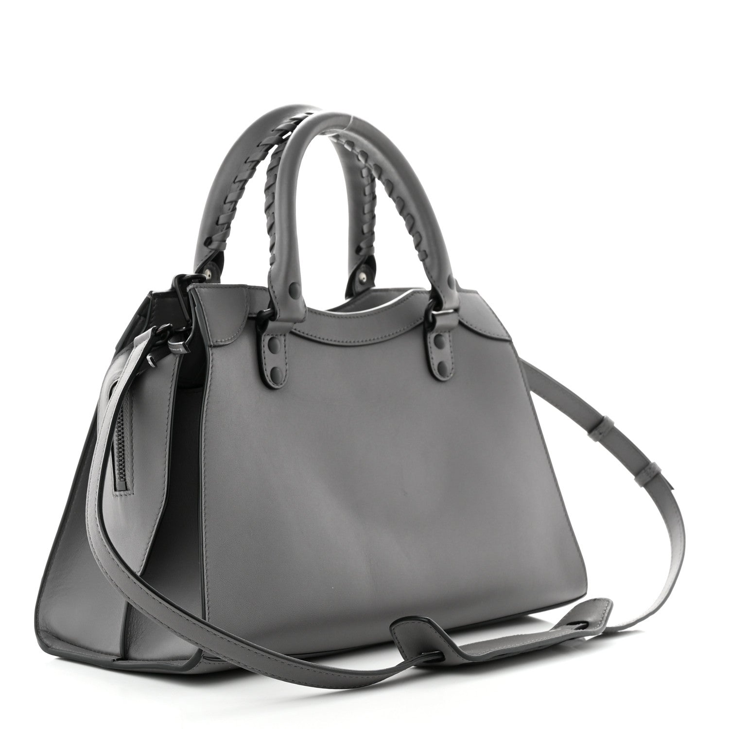 Balenciaga Smooth Calfskin Neo Classic Black Hardware S City Dark Grey 3 of 11