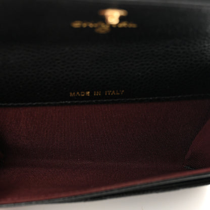 Chanel Caviar Quilted Flap Card Holder Black 5 of 9