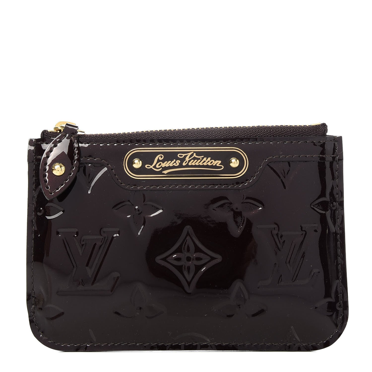 Louis Vuitton Vernis Key Pouch Amarante 3 of 8