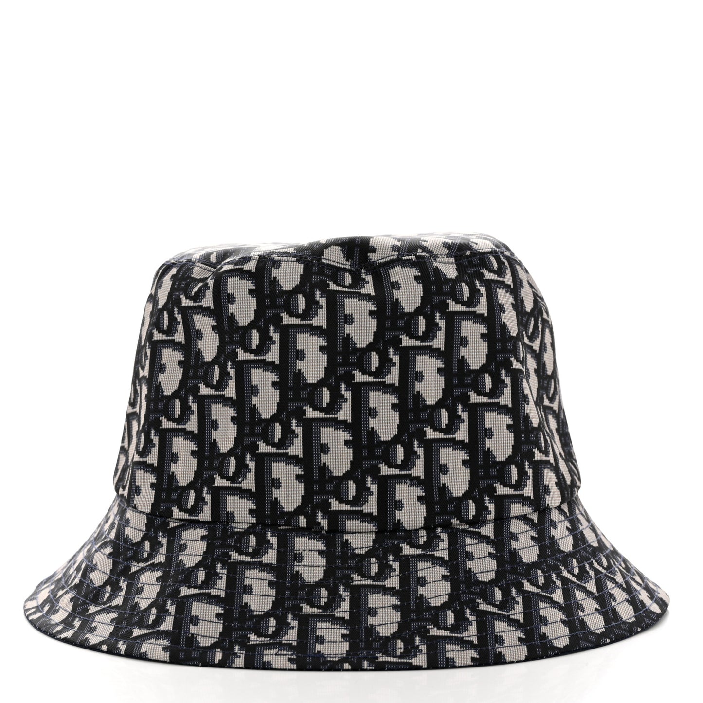 Oblique Reversible Teddy-D Brim Bucket Hat Blue