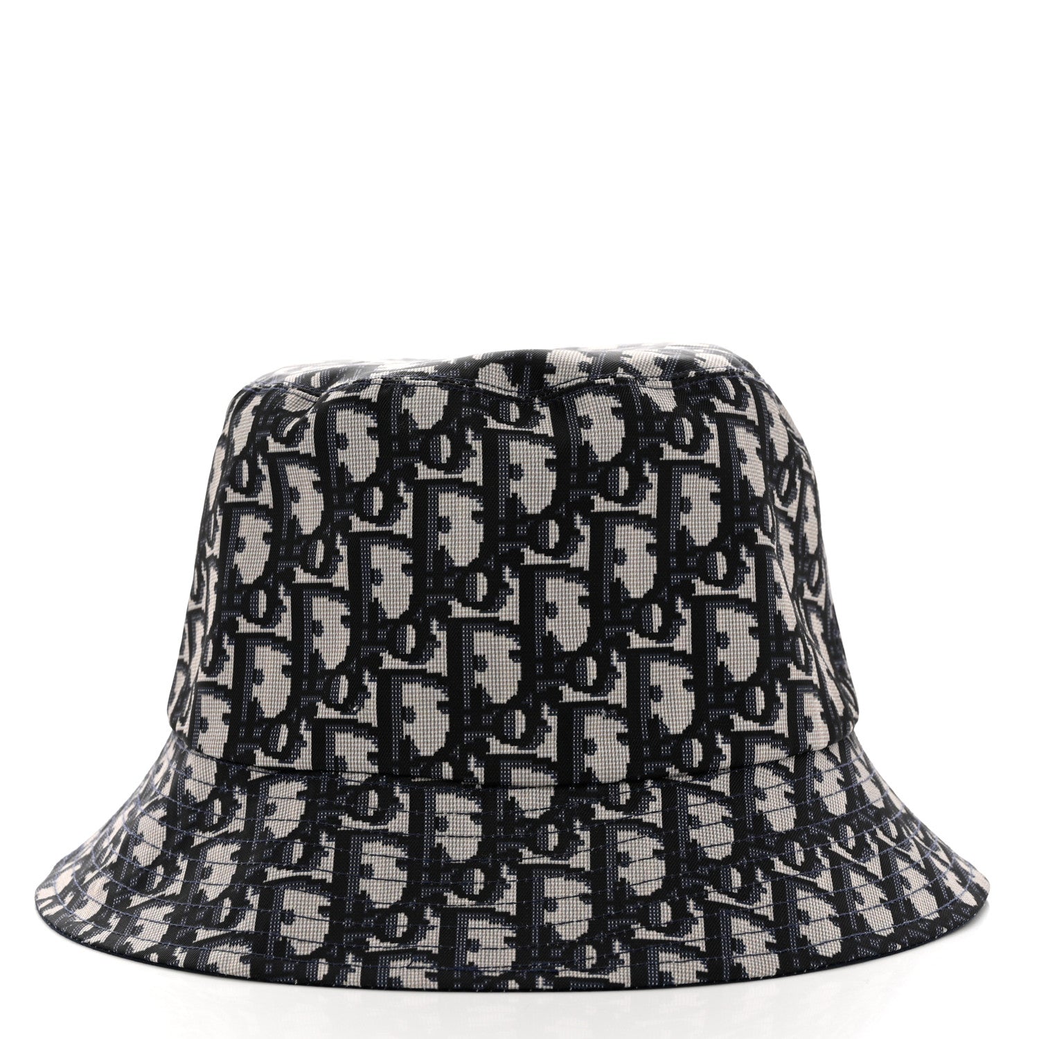 Christian Dior Oblique Reversible Teddy-D Brim Bucket Hat Blue 7 of 13
