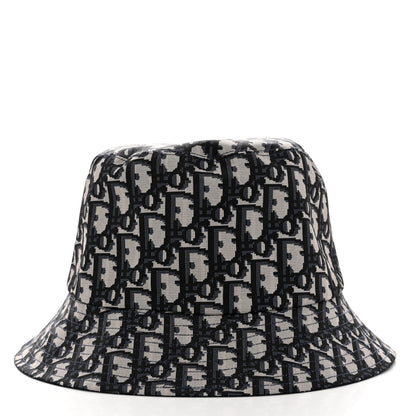 Christian Dior Oblique Reversible Teddy-D Brim Bucket Hat Blue 7 of 13