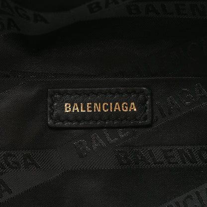 Balenciaga Agneau Arena Graffiti All Over XXS Souvenir Belt Bag Black White 6 of 7