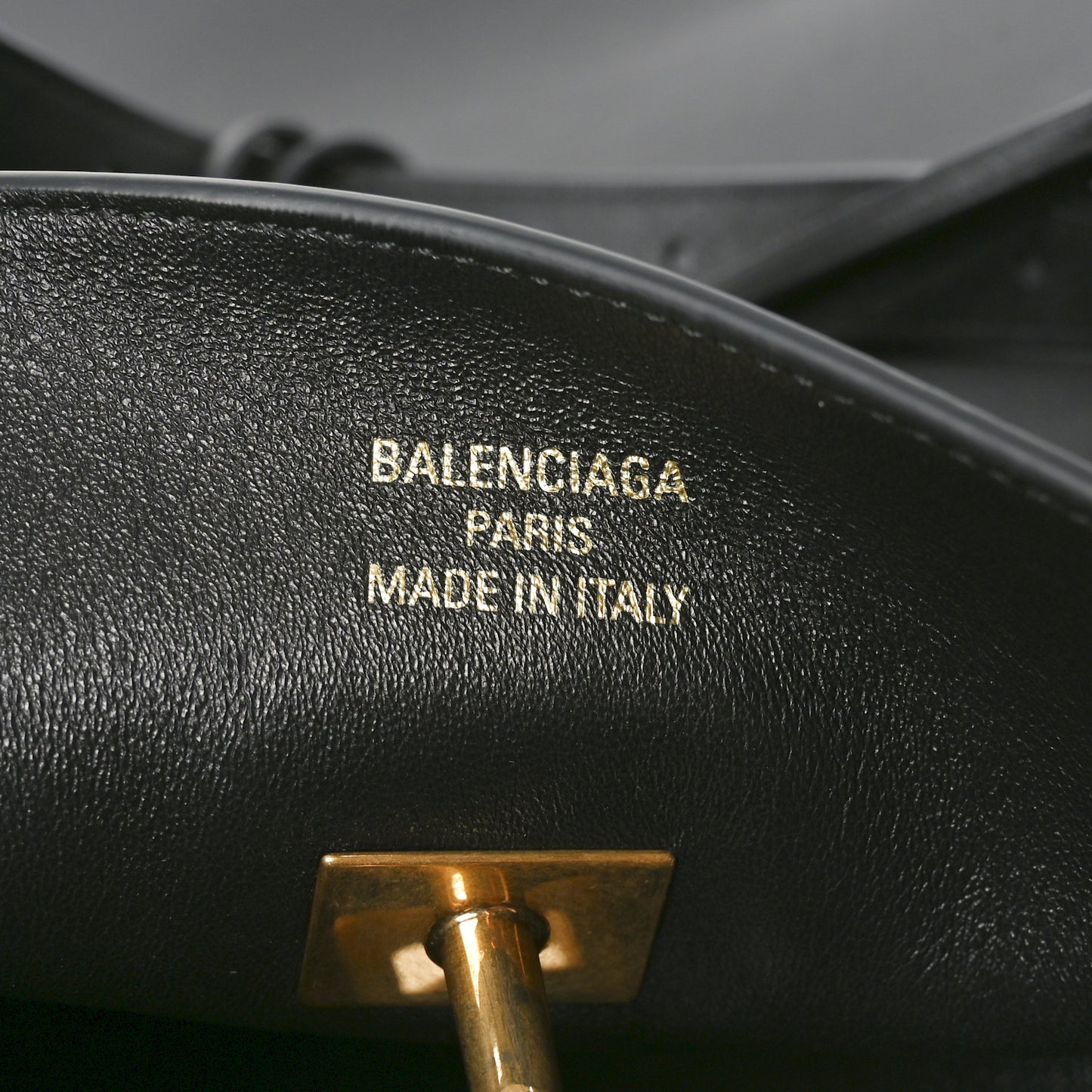 Smooth Calfskin Large Bel Air Hobo Black