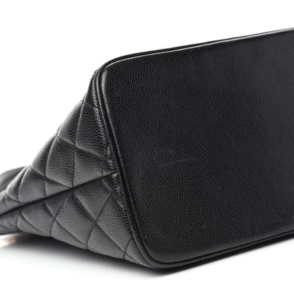Chanel Caviar Quilted Medallion Tote Black 6 of 10