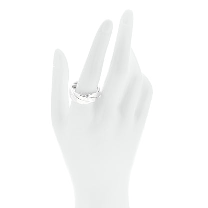 David Yurman Sterling Silver 9mm DY Helios Band Ring 61 9.75 2 of 5