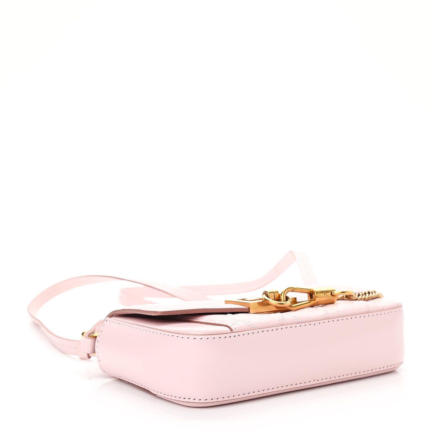 Givenchy Goatskin Quilted GV3 Mini Pocket Convertible Bag Pale Pink 3 of 8