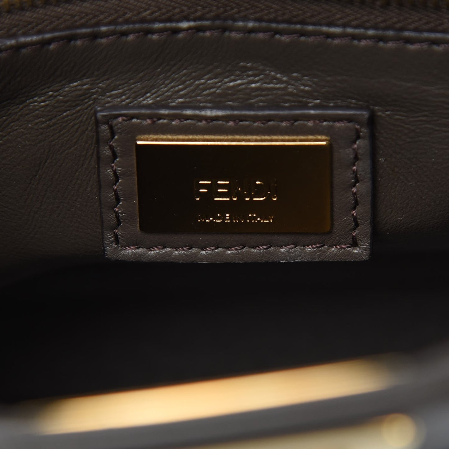 Nappa Mini Peekaboo Iconic Satchel Carbone