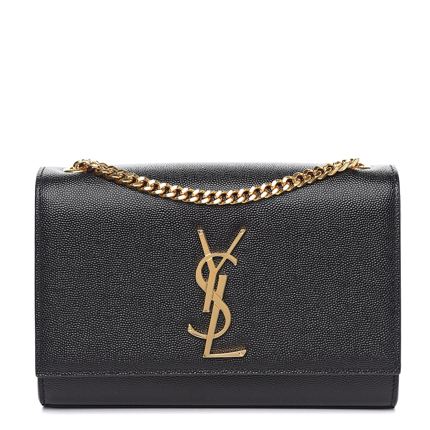 Grain De Poudre Small Monogram Kate Satchel Black