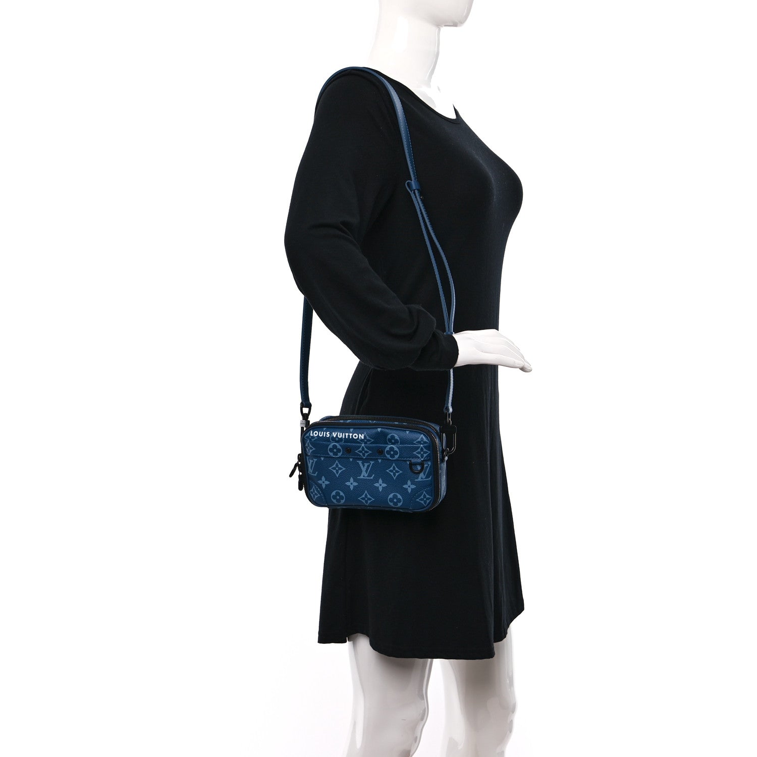 Louis Vuitton Monogram Alpha Wearable Wallet Atlantic Blue 1409507