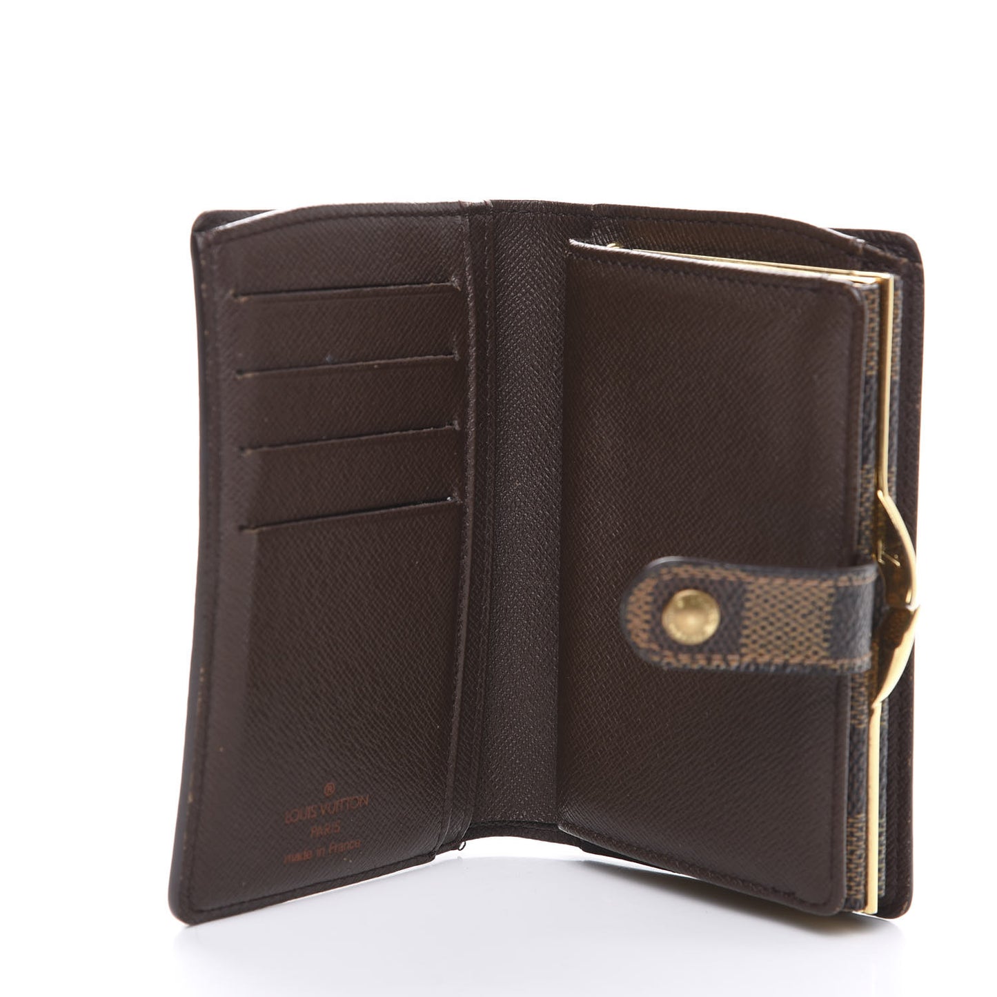 Damier Ebene French Purse Wallet
