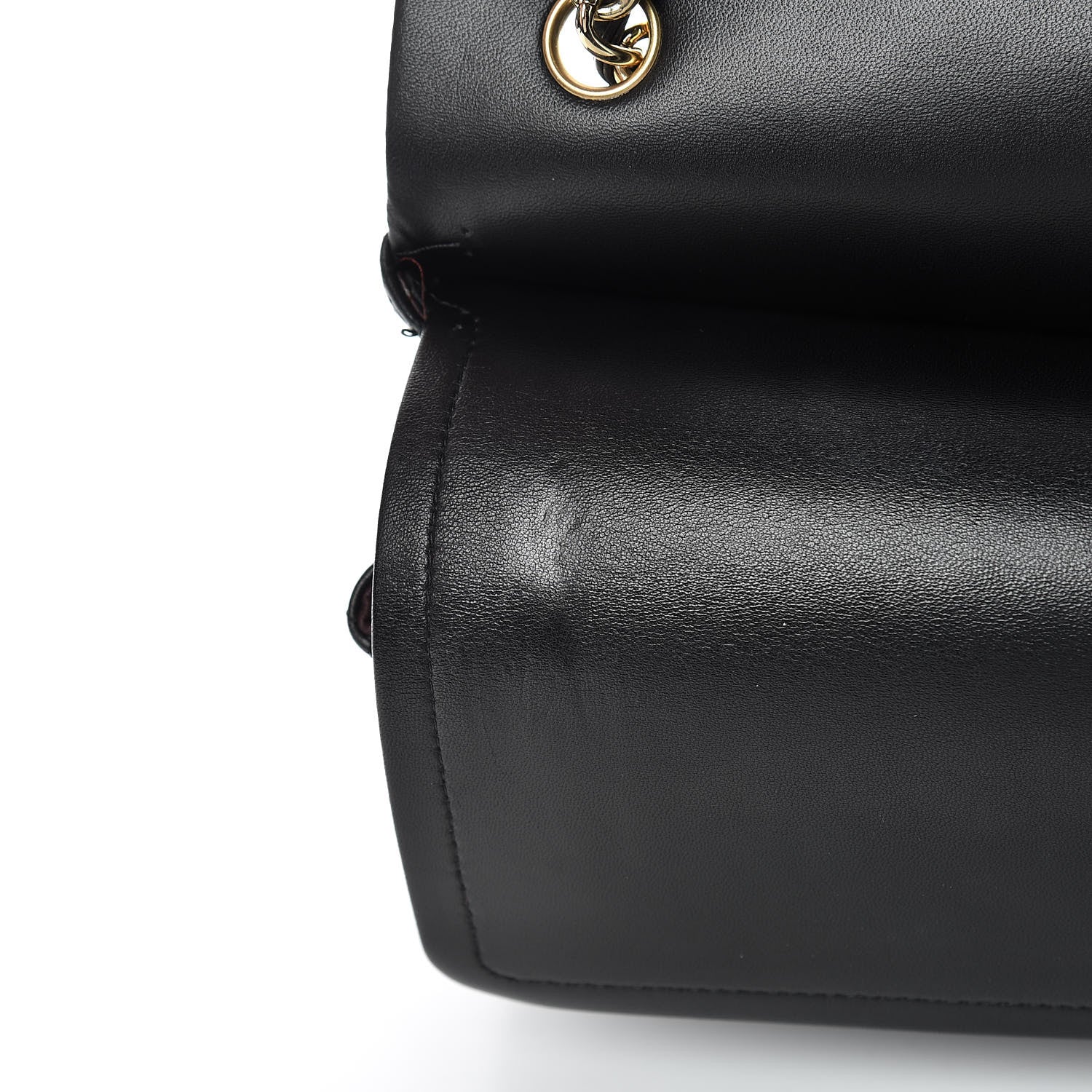 Chanel Lambskin Quilted Jumbo Double Flap Black 18 of 22