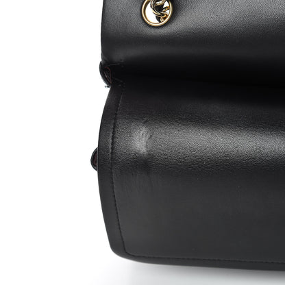 Chanel Lambskin Quilted Jumbo Double Flap Black 18 of 22