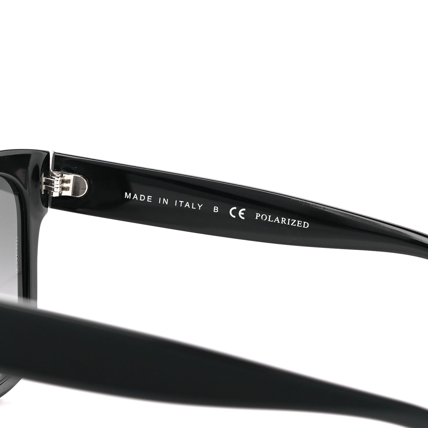 Acetate Polarized Square CC Sunglasses 5380 Black
